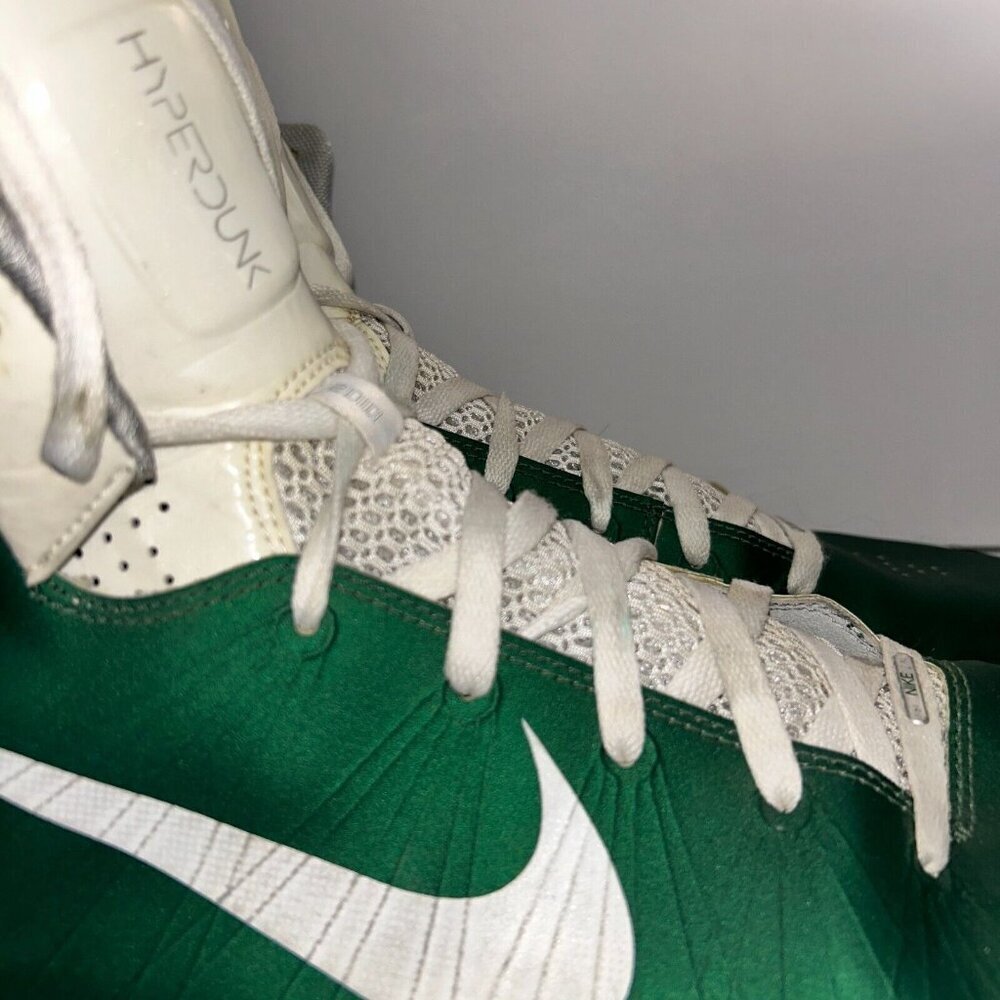 Nike Hyperdunk Leather Basketball Shoes Flywire 407627 Green 2010 Men's Size 16 - Picture 6 of 16